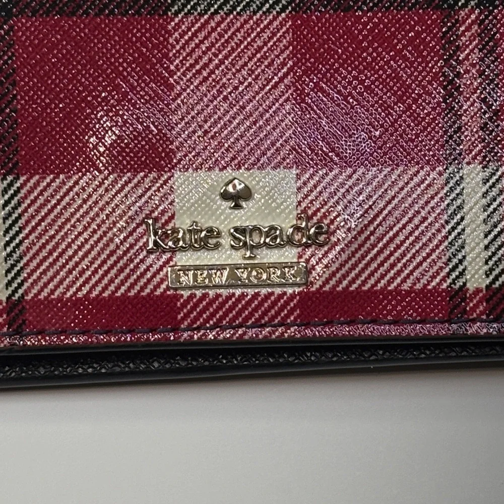 Authentic Kate Spade New York ID Wallet / Card Holder with Key Ring — Pre-Owned